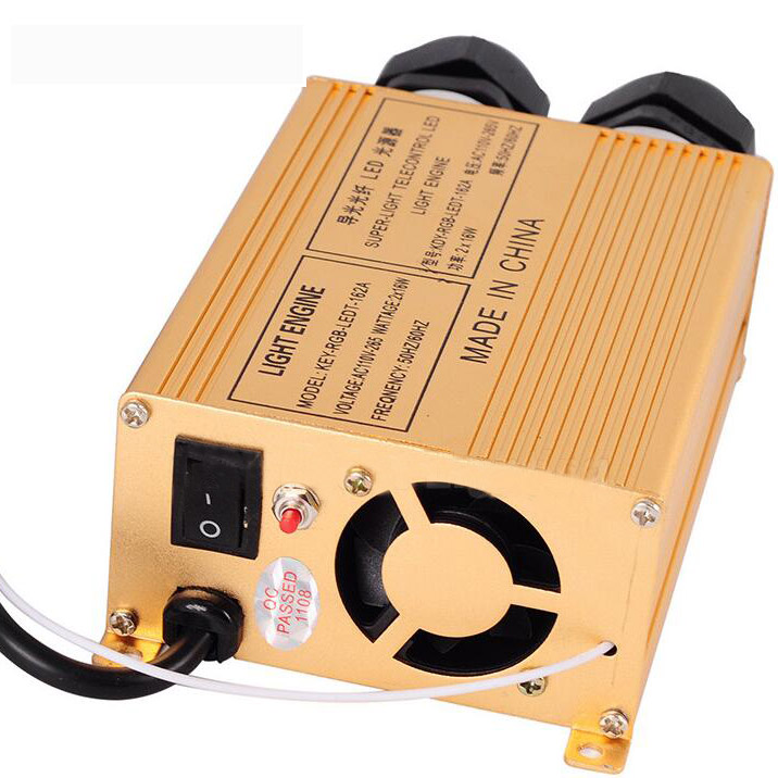 32W RGBW 4 Plug Type 24key Selection RF Remote Double Head LED Fiber Optic Engine Driver For Fiber Optics 32W RGBW 4 Plug Type 24key Selection RF Remote Double Head LED Fiber Optic Engine Driver For Fiber Optics